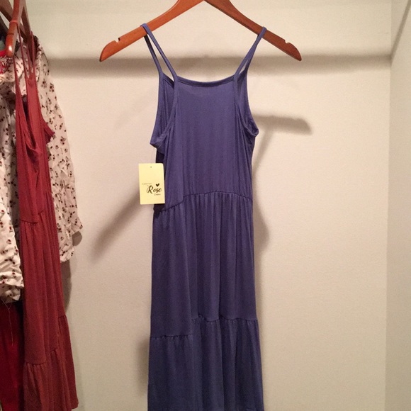 NWT BLUE FOREVER ROSE CASUAL PARTY DRESS - Picture 5 of 7